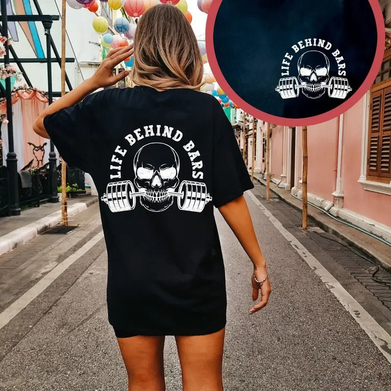 Gym Pump Cover Life Behind Bars Shirt Men Gym Shirt Hardcore Pump Cover Gym Rat Shirt Gym Lover Gift Gym Boyfriend Gift...