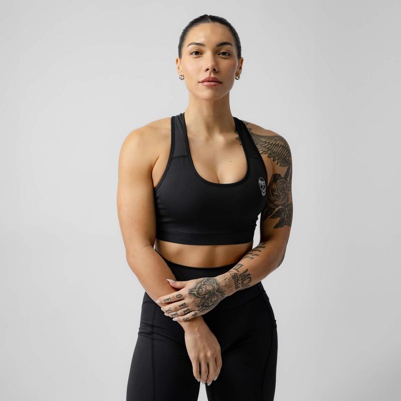 Gymreapers Quick-Drying Performance Bra with Sweat-Wicking Technology, Racerback Design and Removable Cups for Women,...