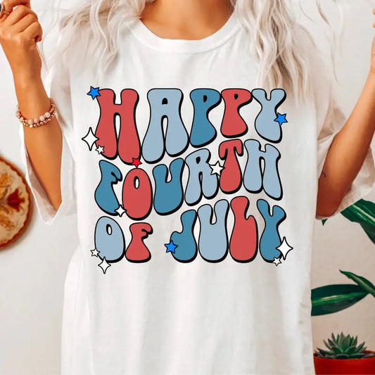 HAPPY FOURTH OF JULY SHIRT, SHIRT, FUNNY JULY 4TH SHIRT, FIREWORK SHIRT, PARTY IN THE USA, JULY 4TH PARTY SHIRT Comfort...
