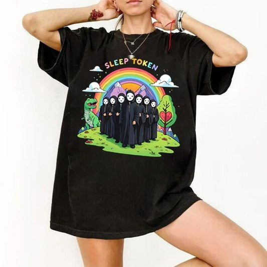 [HOT NEW] Funny Flamingo Sleep Token T-Shirt, Sweatshirt, Hoodie, Summer Vibes Graphic, Unisex Cotton Top for Music Fans...