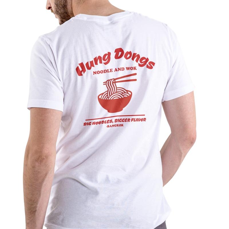 HUNG DONGS NOODLE AND WOK T Shirt, Unisex Cotton graphic t shirt Hoodie, Sweatshirt | WearSparks.com