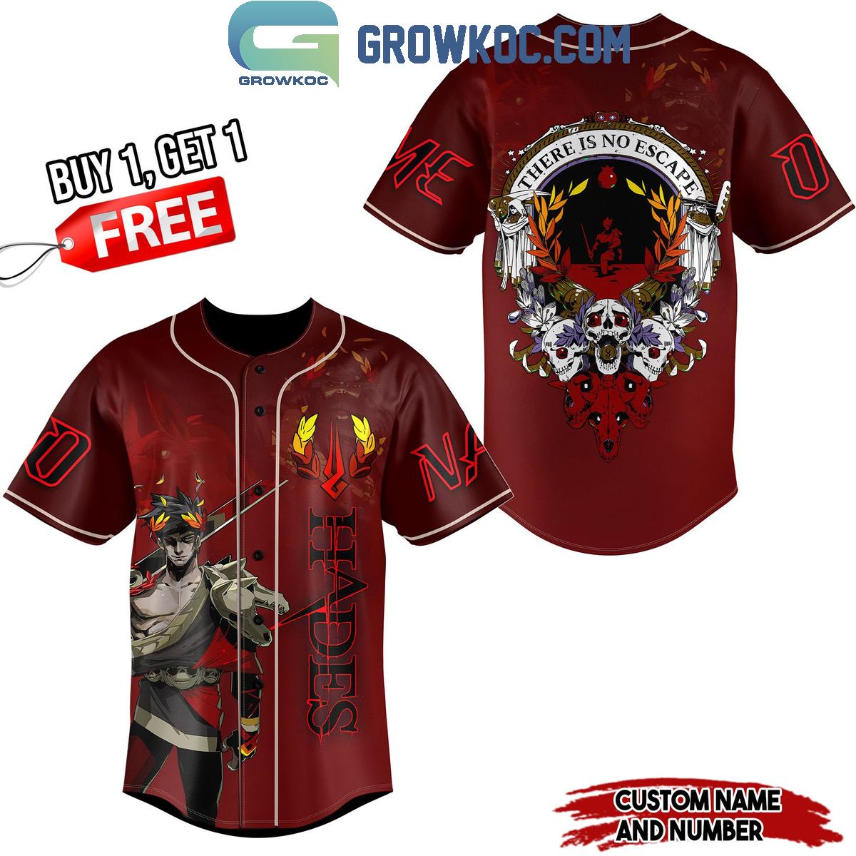 Hades There Is No Escape In Hell Personalized Baseball Jersey