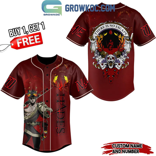 Hades There Is No Escape In Hell Personalized Baseball Jersey