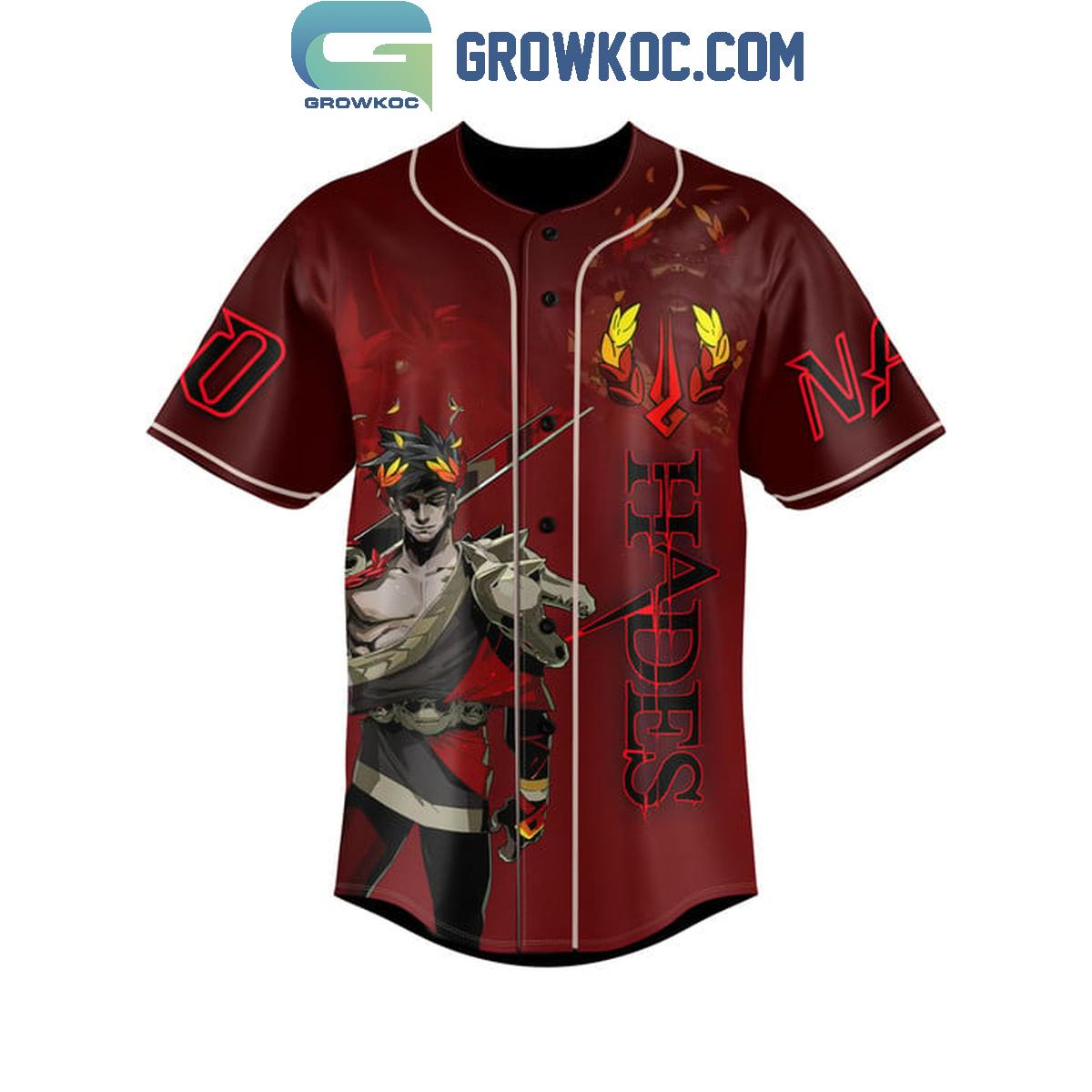 Hades There Is No Escape In Hell Personalized Baseball Jersey