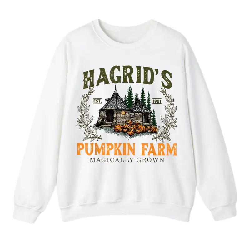 Hagrid's Pumpkin Farm Sweatshirt, Thanksgiving 2024, Fall Sweatshirt For Men And Women T-Shirts, Hoodie | WearSparks.com
