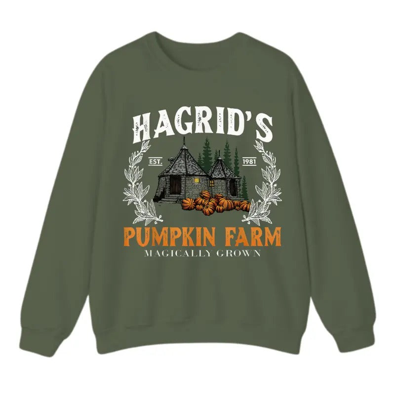 Hagrid's Pumpkin Farm Sweatshirt, Thanksgiving 2024, For Men And Women, Trendy Shirt Hoodie | WearSparks.com