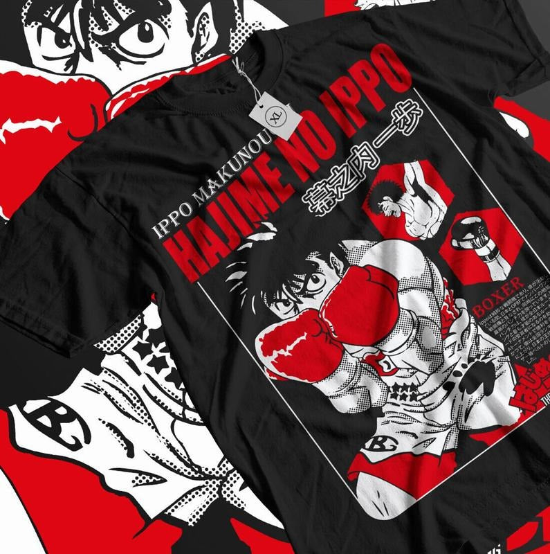 Hajime No Ippo shirt, Kamogawa Boxing Tee, Ippo Makunouchi T-shirt, Anime Shirt Hoodie, Sweatshirt | WearSparks.com
