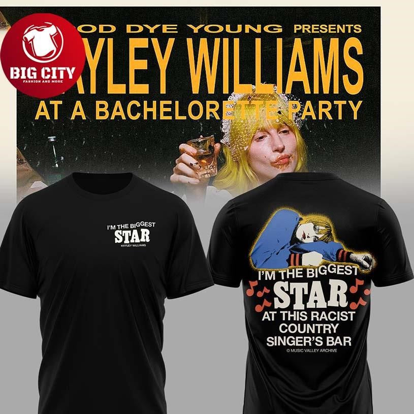 Halley Williams 2026 Bachelorette Party World Tour Celebrate Two Sided Shirt