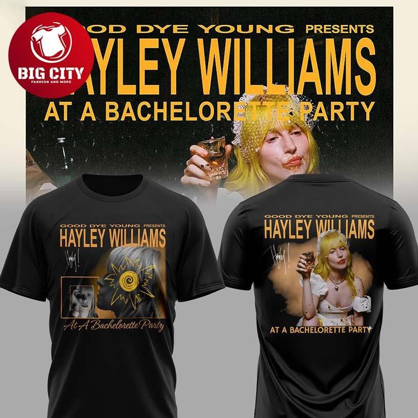 Halley Williams Bachelorette Party 2026 World Tour Two Sided Shirt