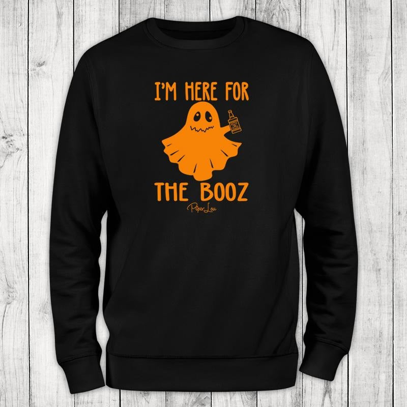 Halloween | I'm Here For The Booz Sweatshirt, #halloween #fall #holidays #colorprint #cute T-Shirts, Hoodie | WearSparks.com
