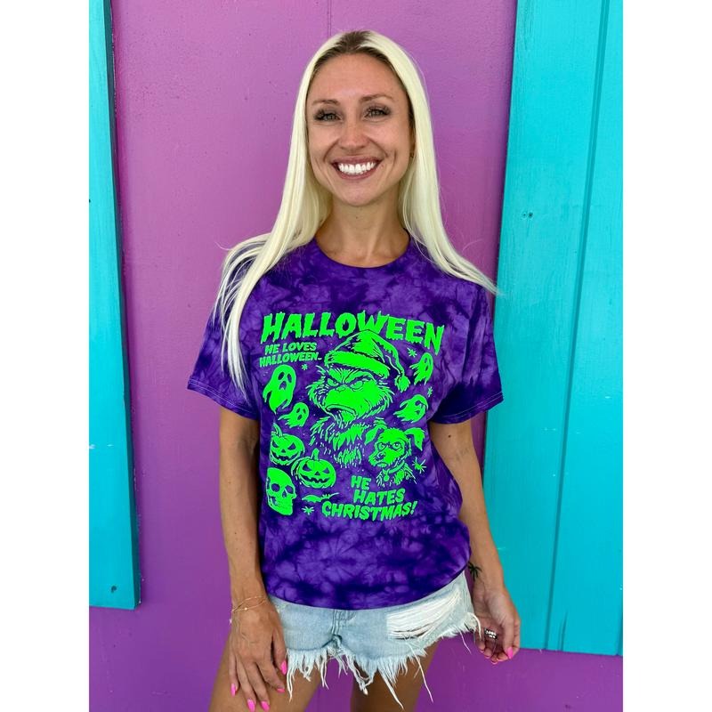 Halloween Grinch Tee - Multiple Color Options Hoodie, Sweatshirt | WearSparks.com