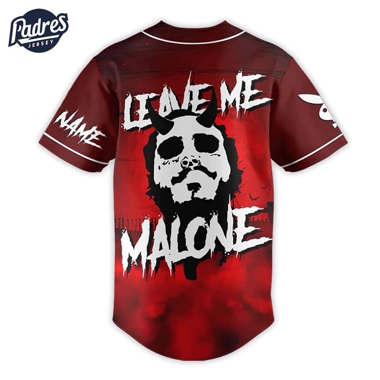 Halloween Post Malone Outfits Custom Baseball Jersey - Padres Jersey Oasis: Elevate Your Baseball Style Game... (Image 3)