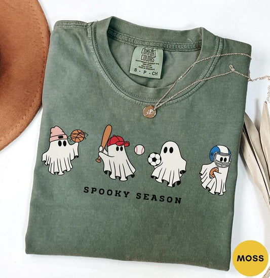 Halloween T-Shirt, Spooky Season Shirt, Cute Ghost Shirt, Halloween Costume, Halloween For Women, Halloween Gift Hoodie,...