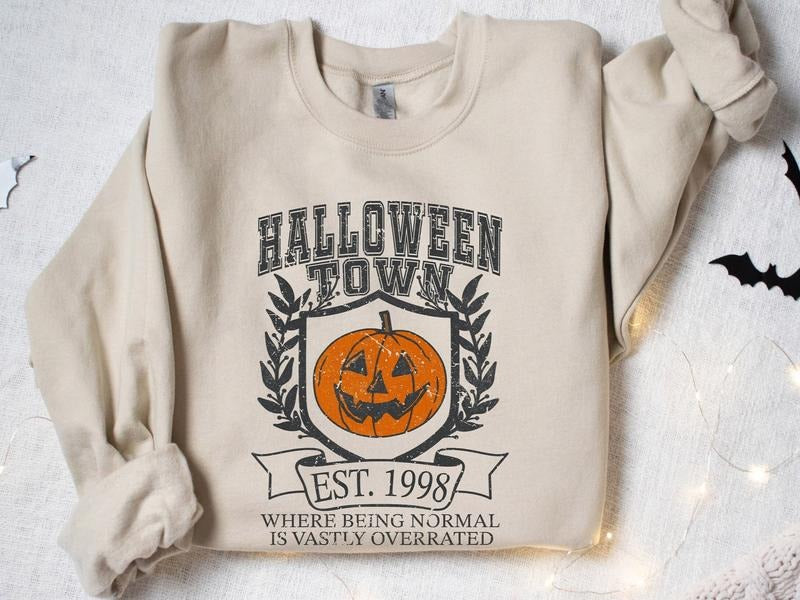 Halloween Town EST 1998 Crewneck Sweatshirt, Hoodie, T-shirt | WearSparks.com