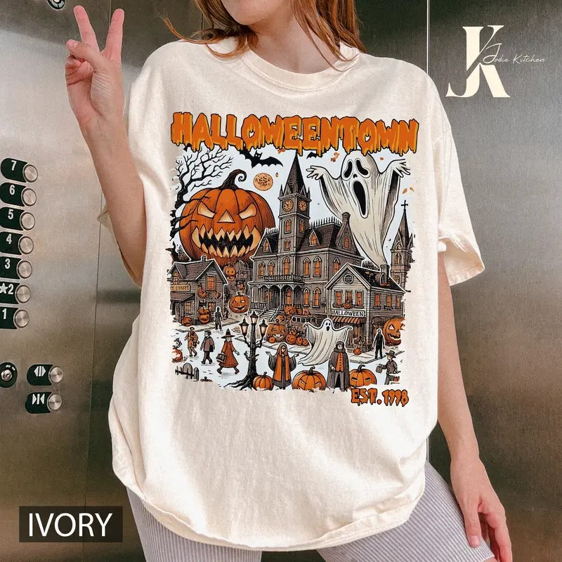 HalloweenTown 1998 Shirt, Halloween Shirt, Halloween Party Shirt, Halloween Town Fall Tshirt, Fall Pumpkin Sweatshirts,...