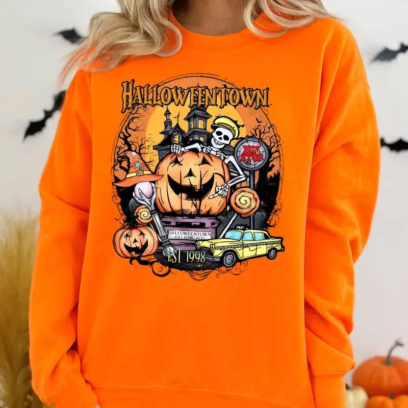 Halloweentown Est 1998 Sweatshirt Halloweentown University Halloweentown Sweatshirt Halloween Sweatshirt Fall Sweatshirt...