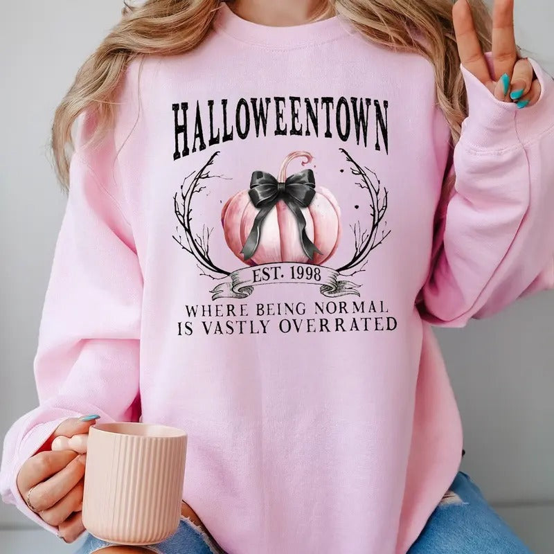 Halloweentown Est 1998 Sweatshirt, Halloweentown University, Retro Halloweentown Sweatshirt, Fall Sweatshirt, Halloween...