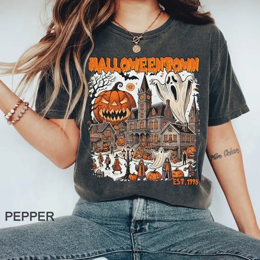 Halloweentown t shirt, Halloweentown University t-shirt, Gifts for Halloween, Halloweentown 1998, Halloween t-shirt...