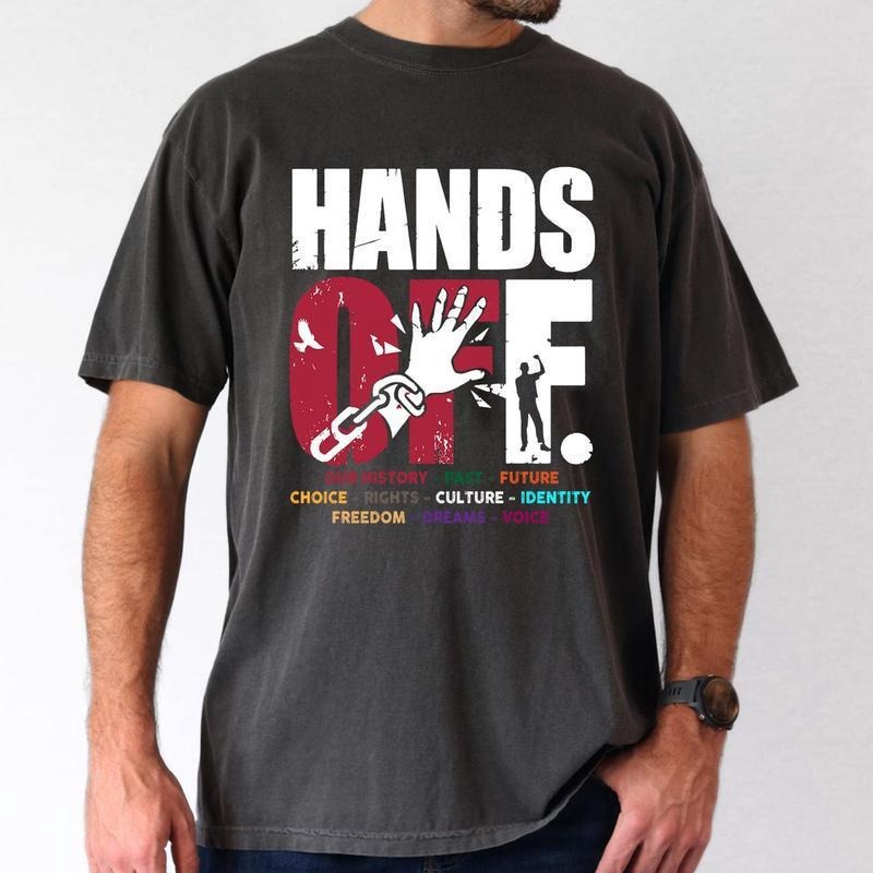 Hands Off Protest Shirt, Save Public Lands, Activism Tee, Free Speech & Environmental Rights, LGBTQ Rights Support, Gift...