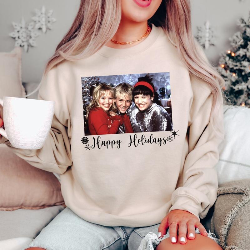 Happy Holidays Christmas Crewneck Sweatshirt, Hoodie, T-shirt | WearSparks.com