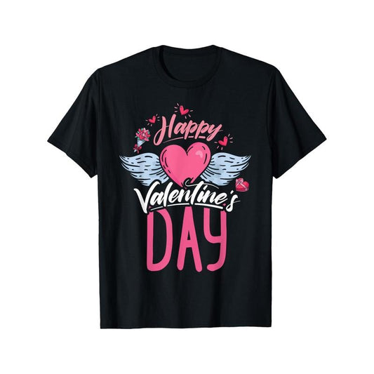 Happy Valentines Day Men'S T-Shirts, Funny Valentine'S Day Novelty Graphic Printed Tee, Short Sleeve Valentine'S Day...