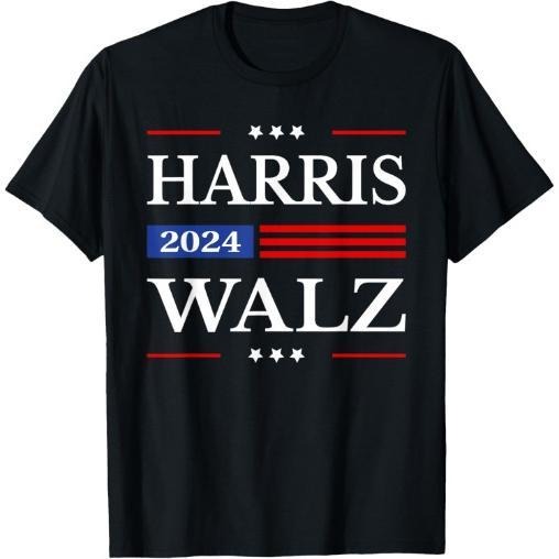 Harris Waltz 2024 Kamala Harris 2024 Tim Waltz 2024 USA Flag T-Shirt made in usa Hoodie, Sweatshirt | WearSparks.com