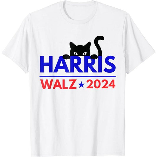 Harris Walz 2024 Funny Cat Election Kamala Harris Tim Waltz T-Shirt made in usastyle{n002}3 Hoodie, Sweatshirt