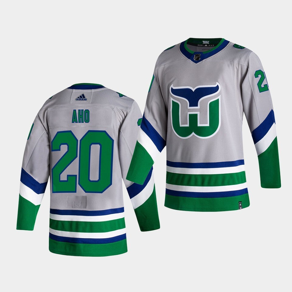 Hartford Whalers #20 Aho Style 1