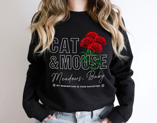 Haunting Adeline Cat & Mouse Duet Sweatshirt, Meadows Baby Hoodie, Dark Romance Spicy Book Womenswear Sweaters, Book...