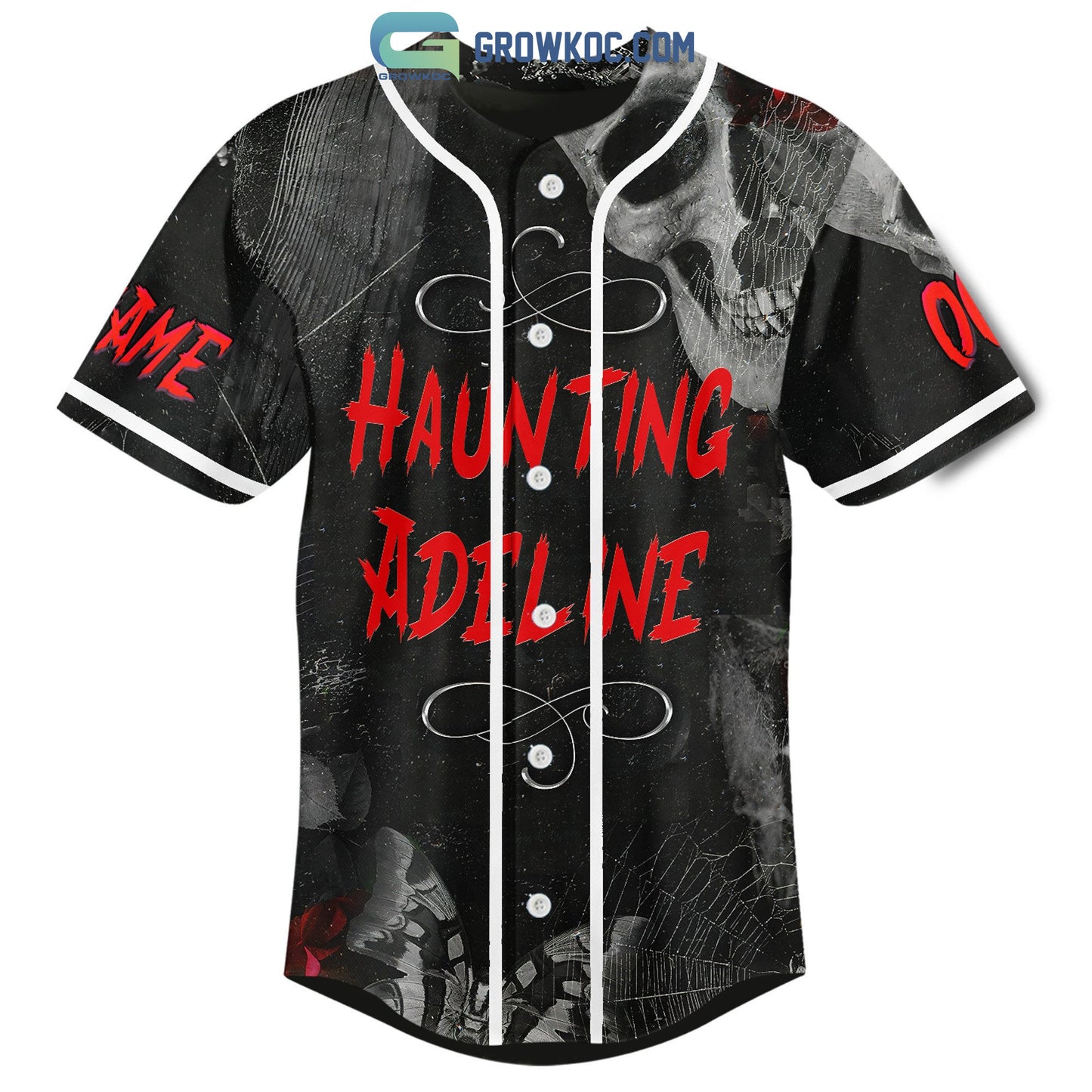 Haunting Adeline Run Little Mouse Personalized Baseball Jersey