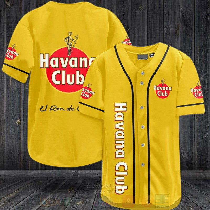 FASHION Havana Club Baseball Jerseys Botton Shirt