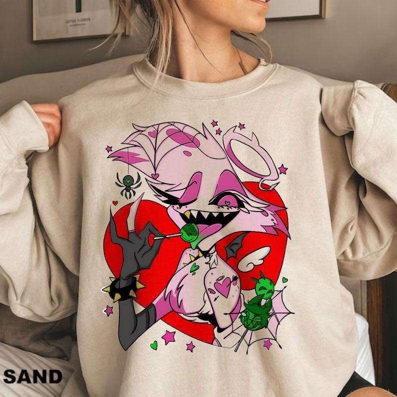 Hazbin Hotel  (Devil And Angel) Characters Sweatshirts T-Shirts, Hoodie | WearSparks.com