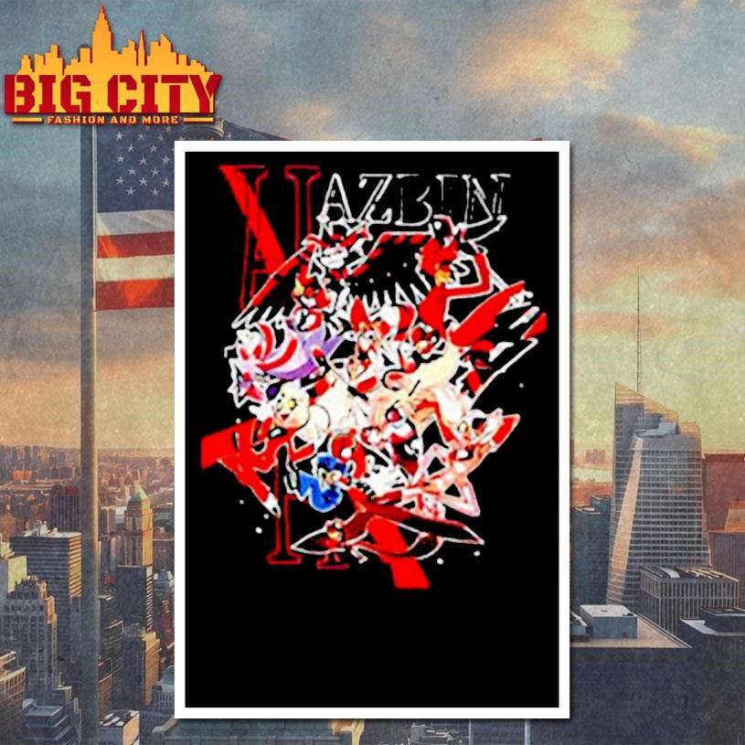 Hazbin Hotel cartoon character poster shirt