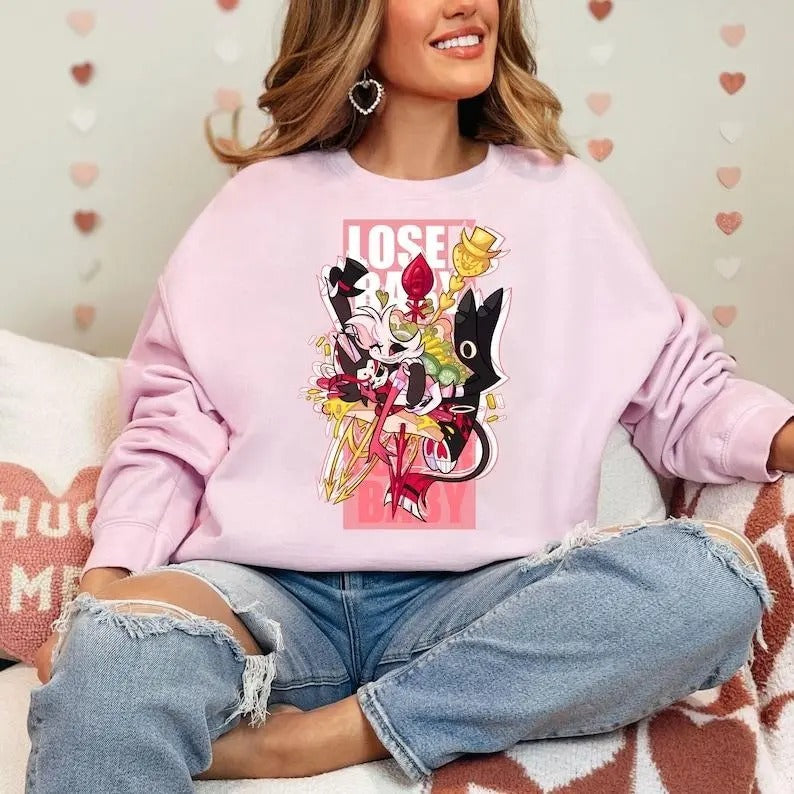 Hazbin hotel Husker Dust And Angel Dust Unisex Sweatshirt T-Shirts, Hoodie | WearSparks.com