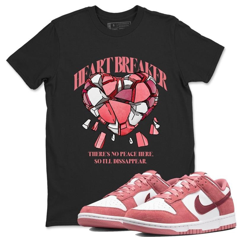 Heart Breaker Unisex Crew Neck Sneaker Matching Tee Shirt To Match Dunks Valentine's Day 2024 Hoodie, Sweatshirt