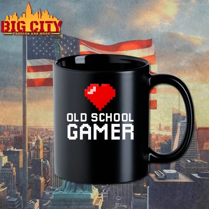 Heart old school gamer shirt