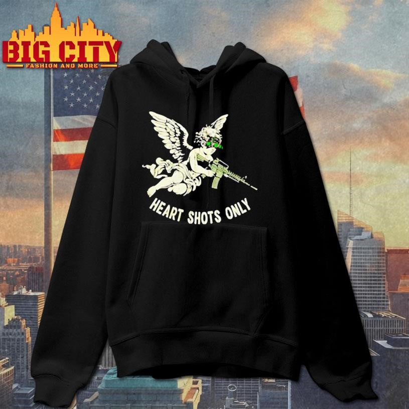 Heart shots only Cupid soldier shirt