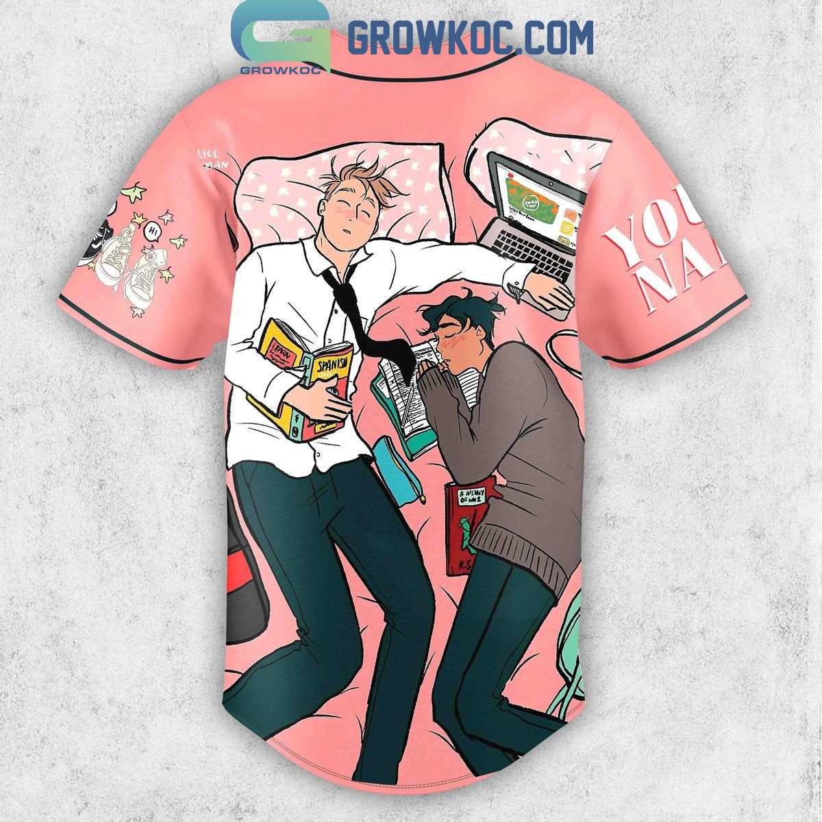 Heartstopper School Love Fan Personalized Baseball Jersey