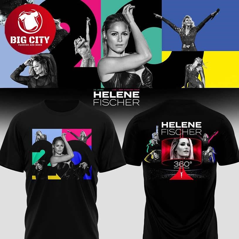 Helene Fischer 360 Stadium Tour 2026 Clebrate 20 Jahre Two Sided Shirt