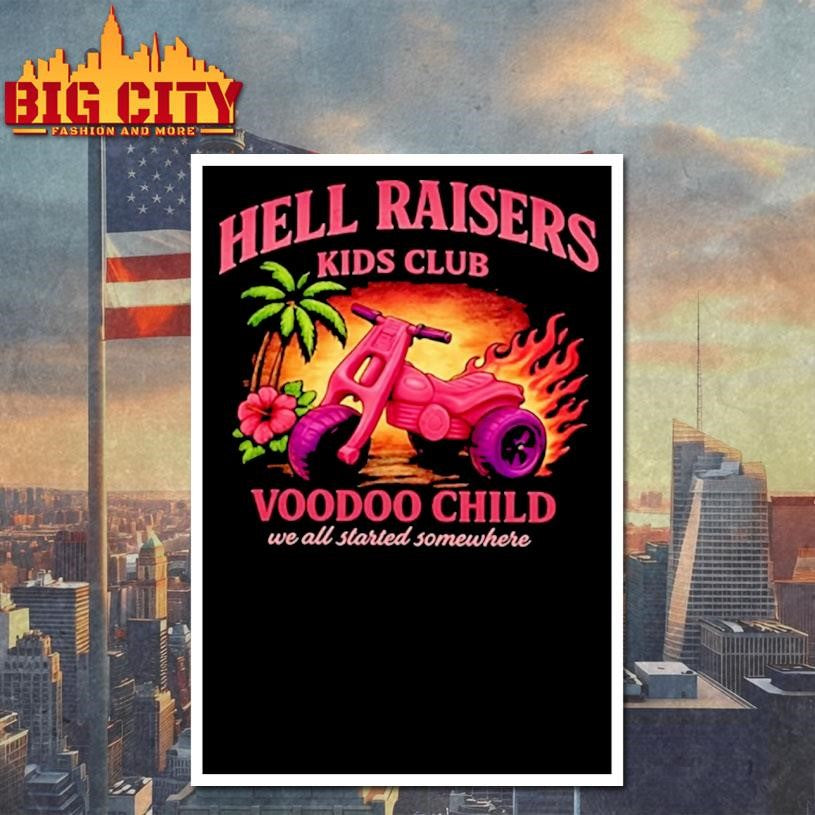 Hell Raisers Kids Club Voodoo Child Tricycle Shirt