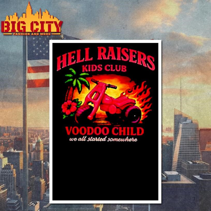 Hell Raisers kids club Voodoo Child shirt