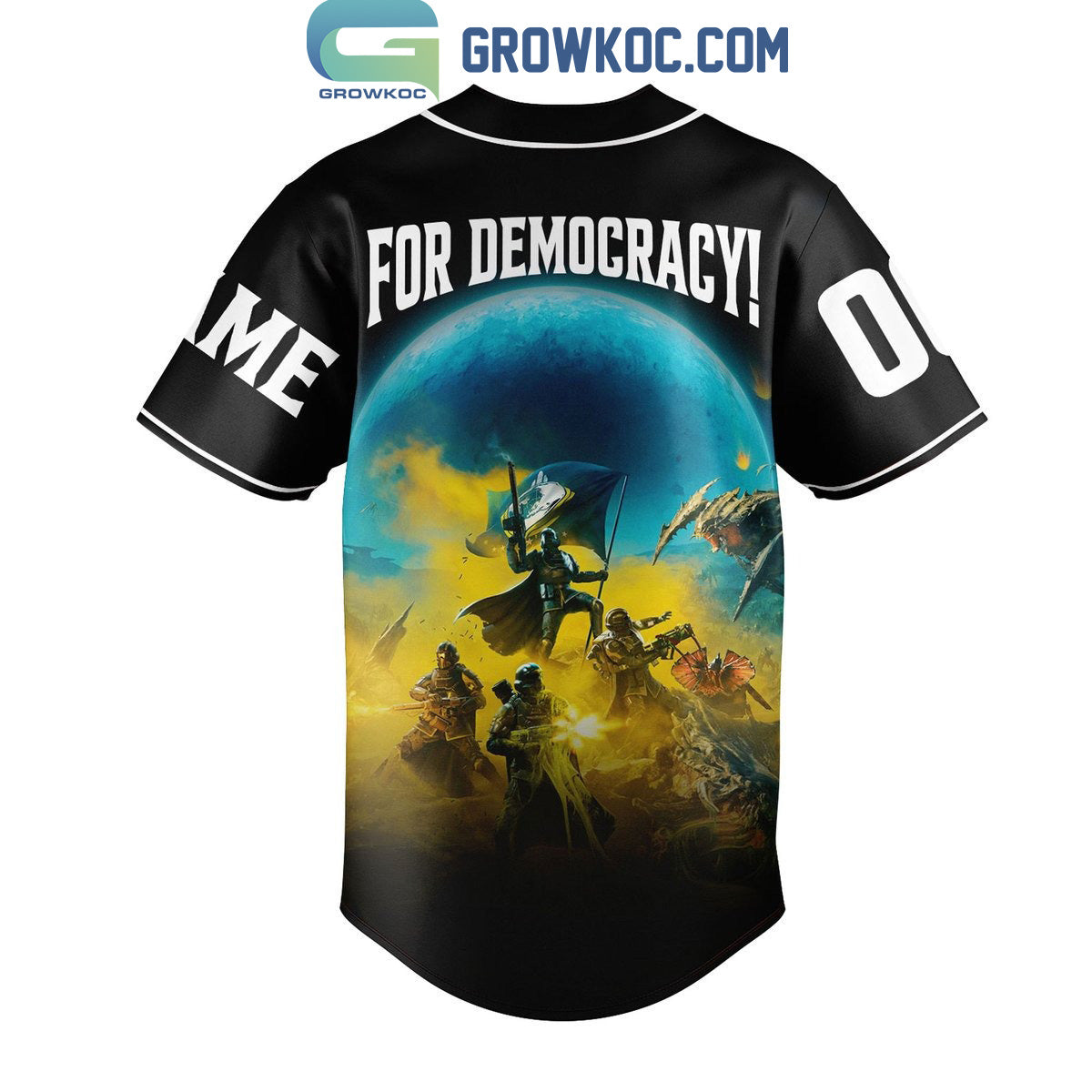 Helldivers How About A Nice Cup Of Liber tea Personalized Baseball Jersey