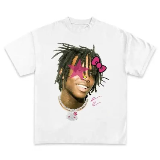 Hello Chief Kity Graphic Shirt, Unisex Merch Tee, Retro Style Streetwear, Fan Apparel, Hip-Hop Style, Menswear Womenswear...
