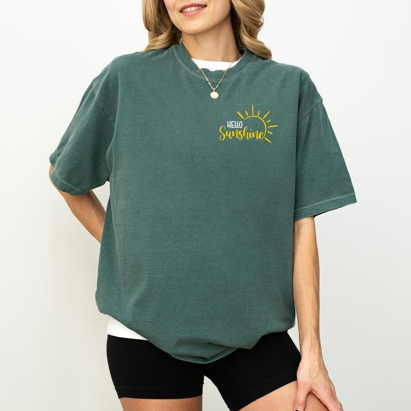 Hello Sunshine Tee, You Are My Sunshine Graphic T-shirt, Sunshine Unhinged Shirt, Cute Shirt For Women, Mental Health...