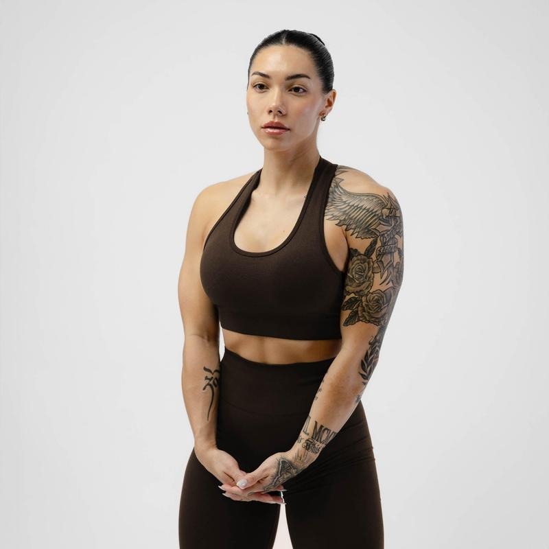Heritage Bra - Chocolate Soft Womenswear Knit Knitted T-Shirts, Hoodie, Sweatshirt | WearSparks.com
