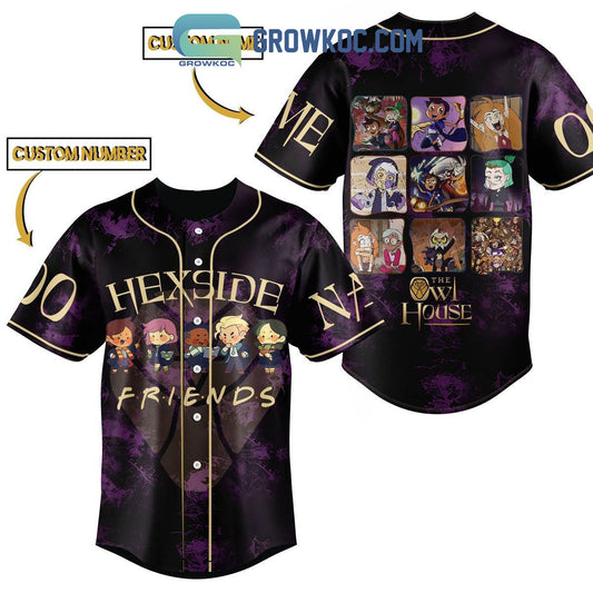 Hexside Friends The Owl House Personalized Baseball Jersey