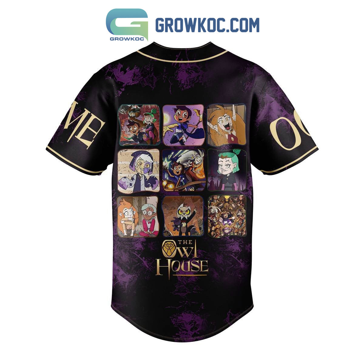 Hexside Friends The Owl House Personalized Baseball Jersey