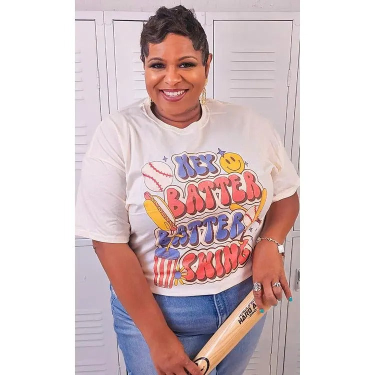 Hey Batter Batter Graphic T-Shirt Hoodie, Sweatshirt | WearSparks.com