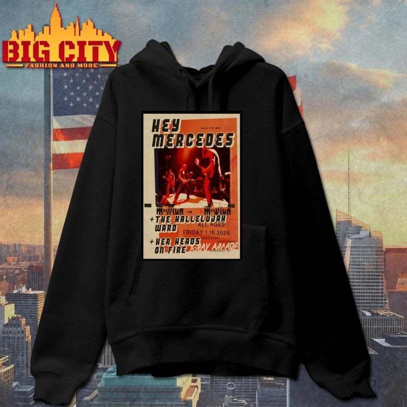 Hey Mercedes Jan 16 2026 X-Ray Arcade Cudahy WI Poster shirt