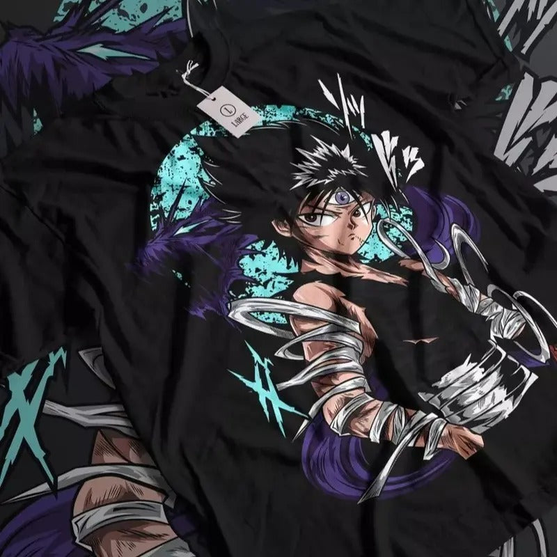 Hiei Yu Yu Hakusho T-shirt Kuwabara Kurama Yusuke Hiel Anime Manga Black Shirt Hoodie, Sweatshirt | WearSparks.com